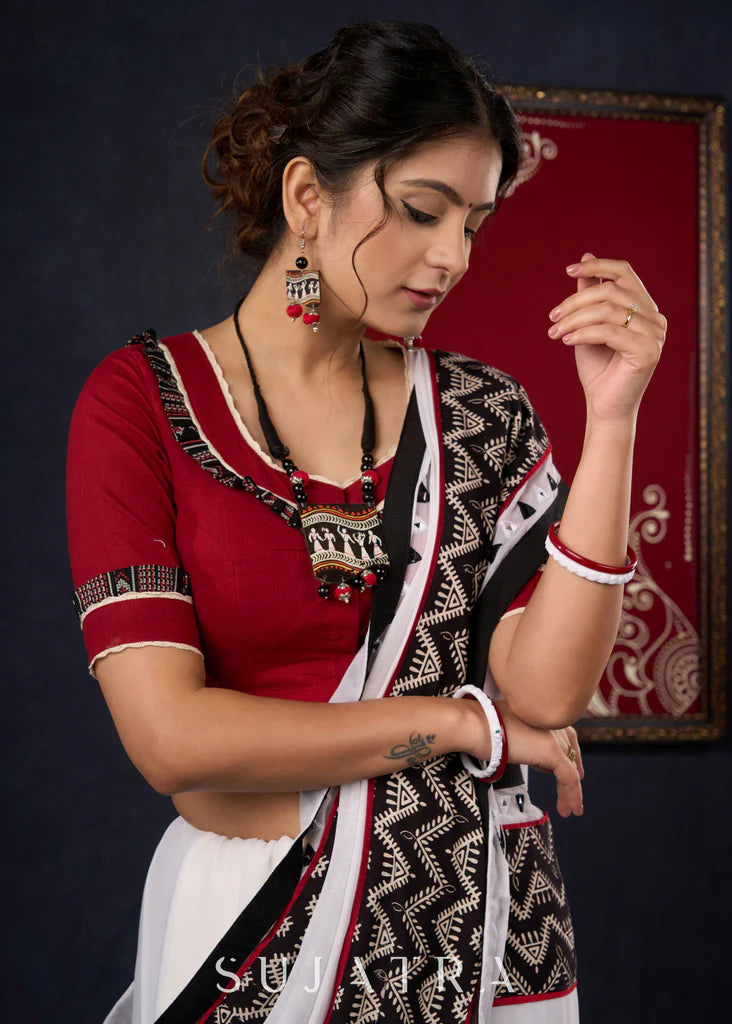 KHUSBOO DEKHO JARA  WALE  PREMIUIM LINEN COTTON  SAREE