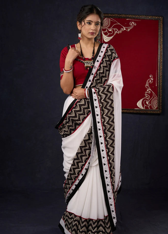 KHUSBOO DEKHO JARA  WALE  PREMIUIM LINEN COTTON  SAREE