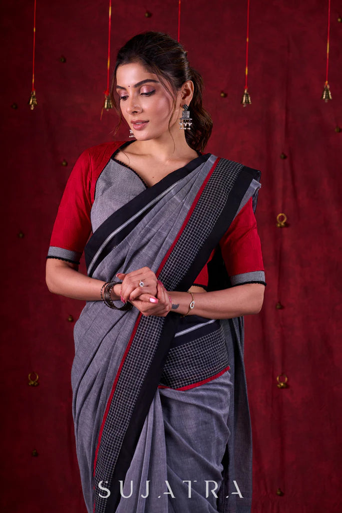 O MERE DHOLNA WALE PREIMIUIM LINEN COTTON SAREE