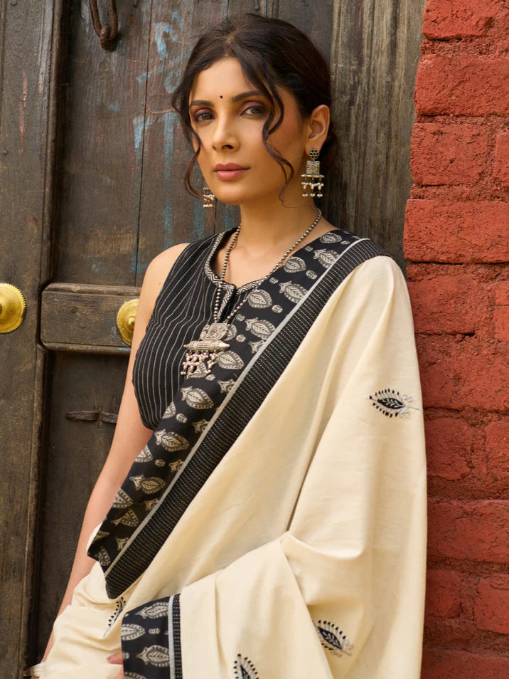 TUM JO KAHE DO WALE PREIMIUIM LINEN COTTON SAREE