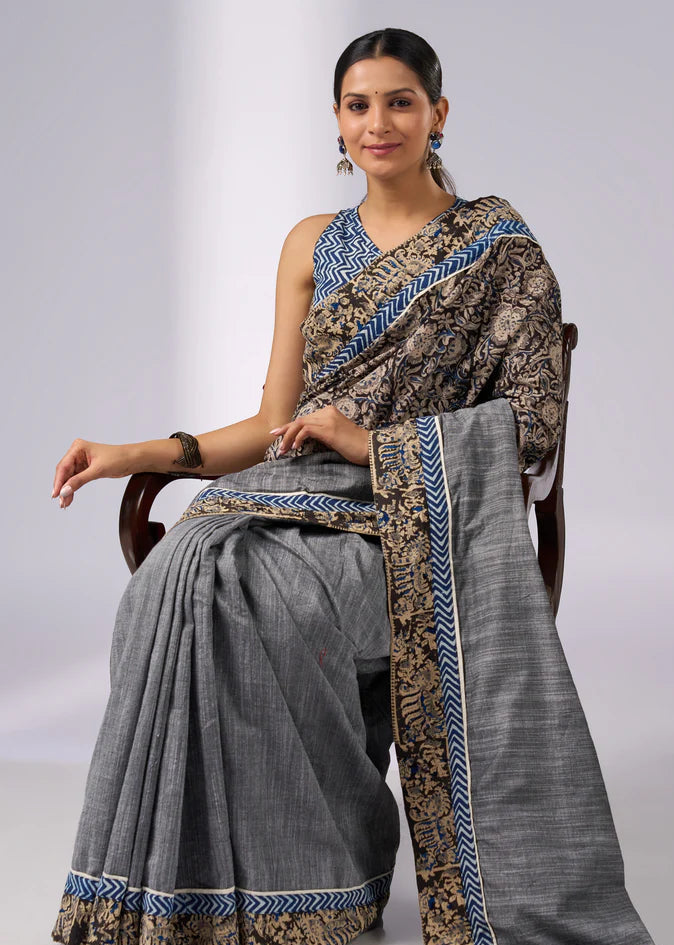 YAAD TERE AAYE WALE PREMIUIM LINEN COTTON  SAREE