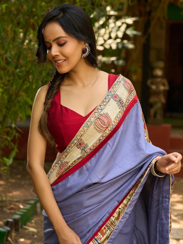 MOHOBAAT HO GAYE WALE PREIMIUIM LINEN COTTON SAREE