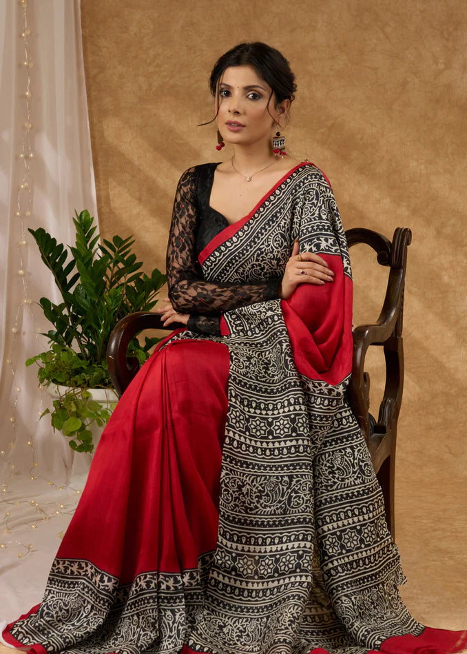 DIL TOH PAGAL HAI  WALE  PREMIUIM LINEN COTTON  SAREE