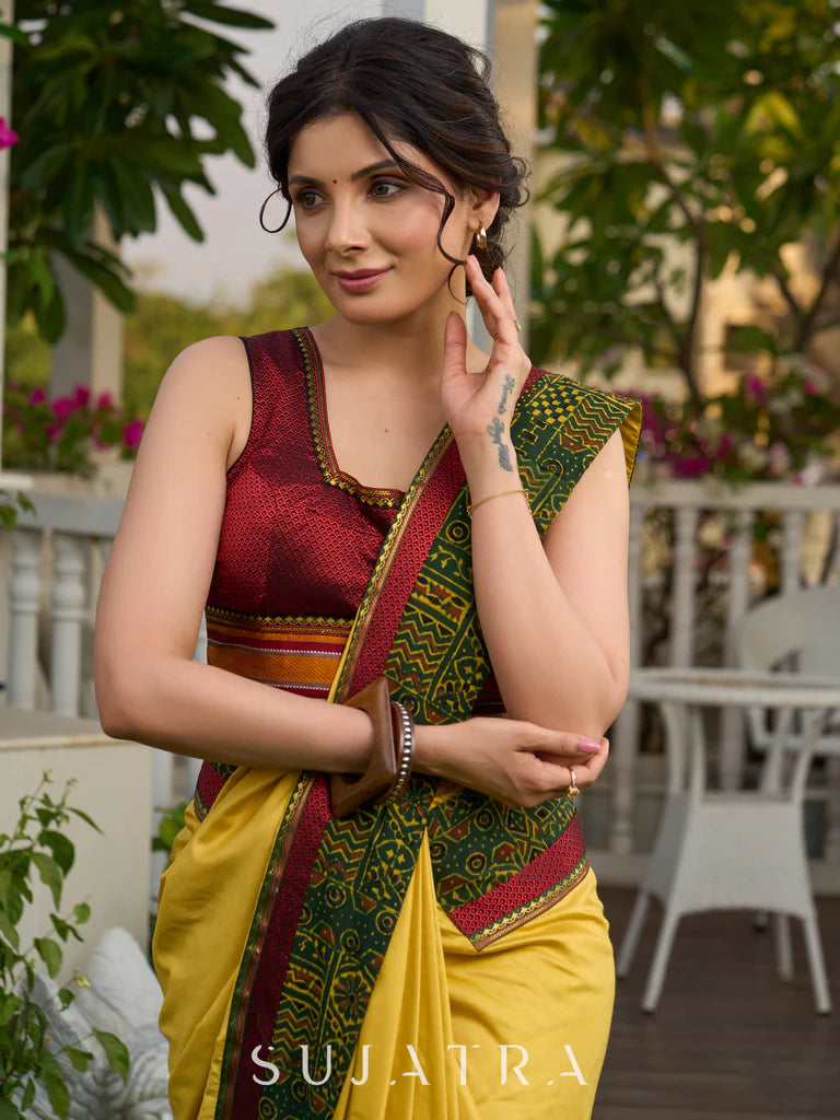 HAESNA PARI WALE PREIMIUIM LINEN COTTON SAREE