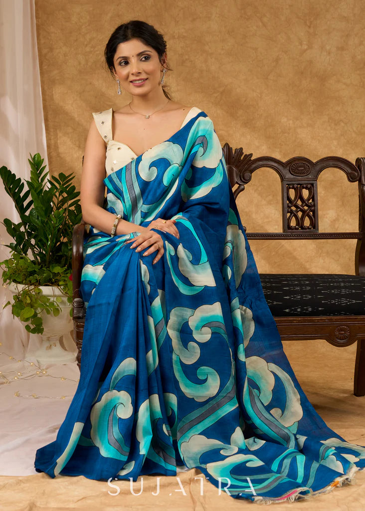 MUJKO PIYANE DEKH LIYA WALE  PREMIUIM LINEN COTTON  SAREE