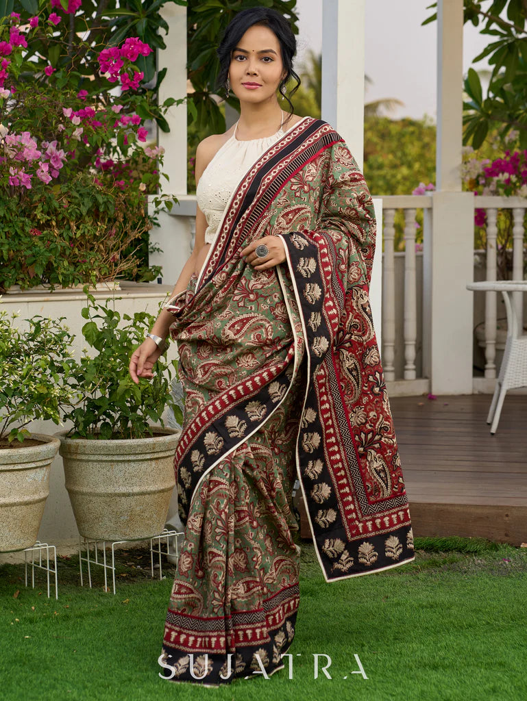 SAGOSIYA THA WALE PREIMIUIM LINEN COTTON SAREE