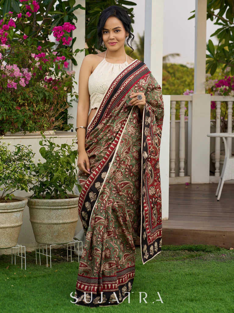 SAGOSIYA THA WALE PREIMIUIM LINEN COTTON SAREE