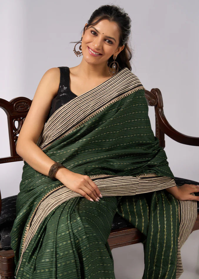 OHH HOO WALE PREMIUIM LINEN COTTON  SAREE