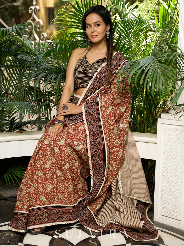 JADUGIRI  WALE PREIMIUIM LINEN COTTON SAREE