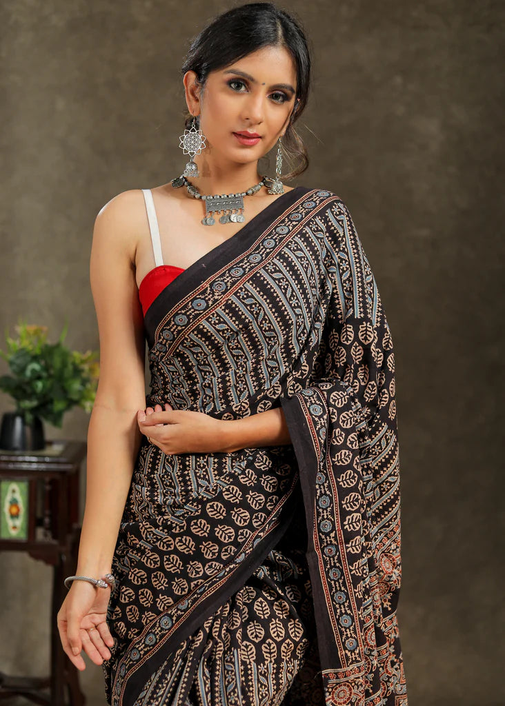 GEET ME PREET WALE PREIMIUIM LINEN COTTON SAREE