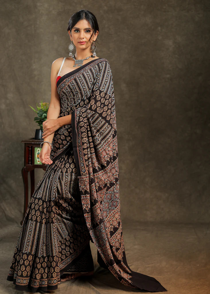 GEET ME PREET WALE PREIMIUIM LINEN COTTON SAREE