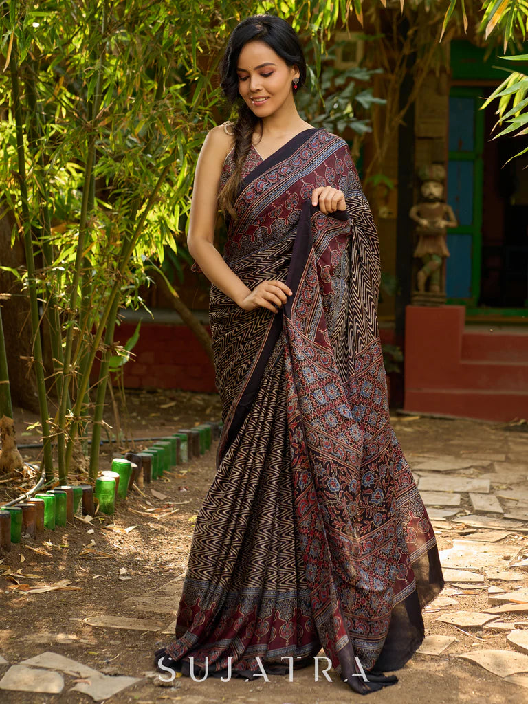 DUNIYA SE CHURA LU WALE PREIMIUIM LINEN COTTON SAREE