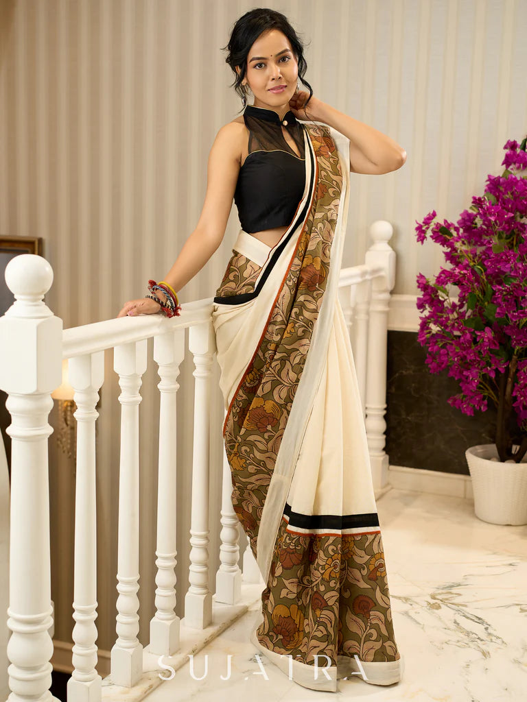 TERE NAINA WALE PREIMIUIM LINEN COTTON SAREE