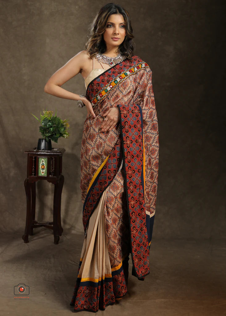 CHAND SHARMAGAYA  WALE  PREMIUIM LINEN COTTON  SAREE