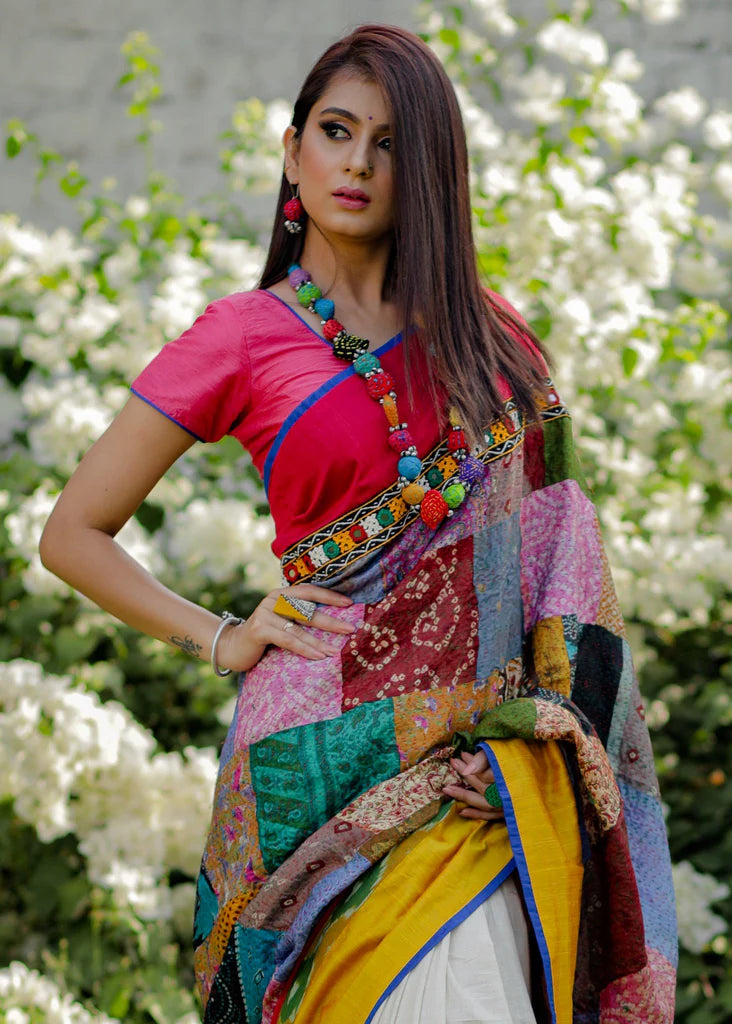 THODA SA NASHA WALE PREIMIUIM LINEN COTTON SAREE