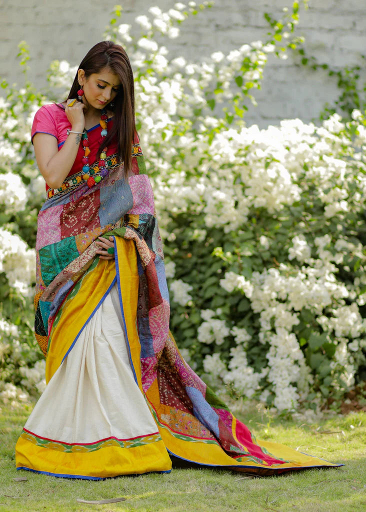 THODA SA NASHA WALE PREIMIUIM LINEN COTTON SAREE