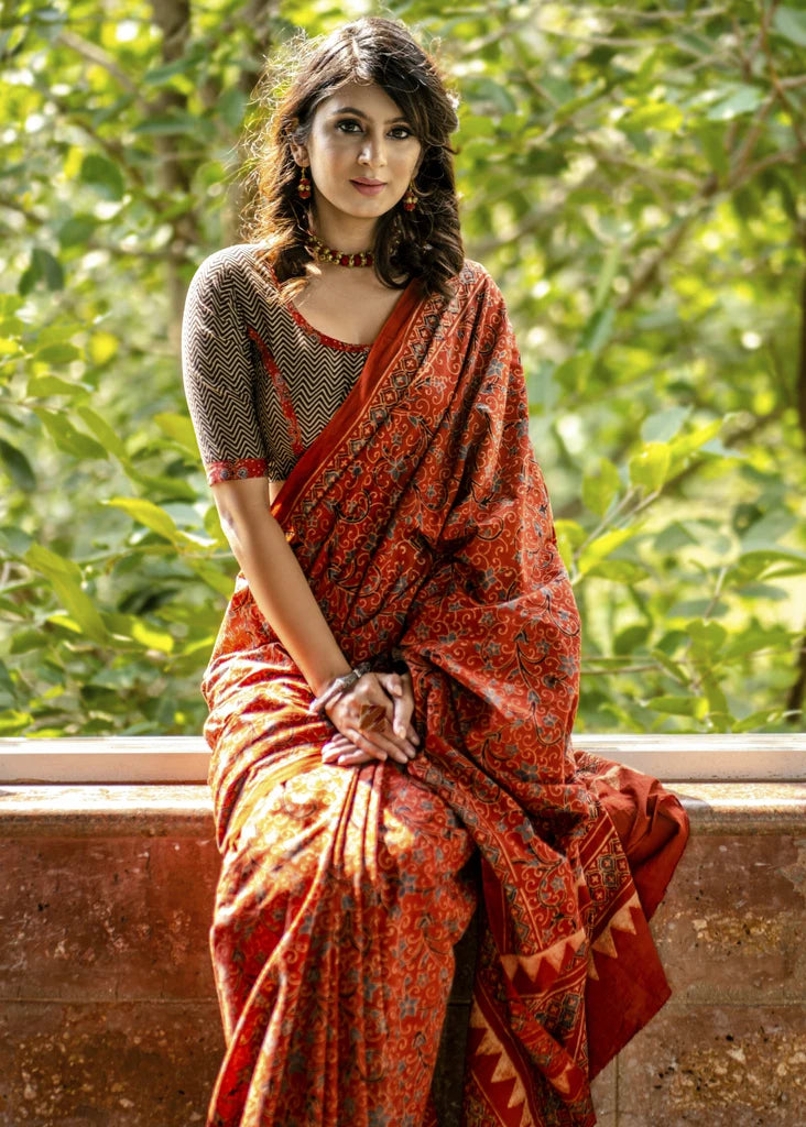 SAREE BHANDHAN WALE PREIMIUIM LINEN COTTON SAREE