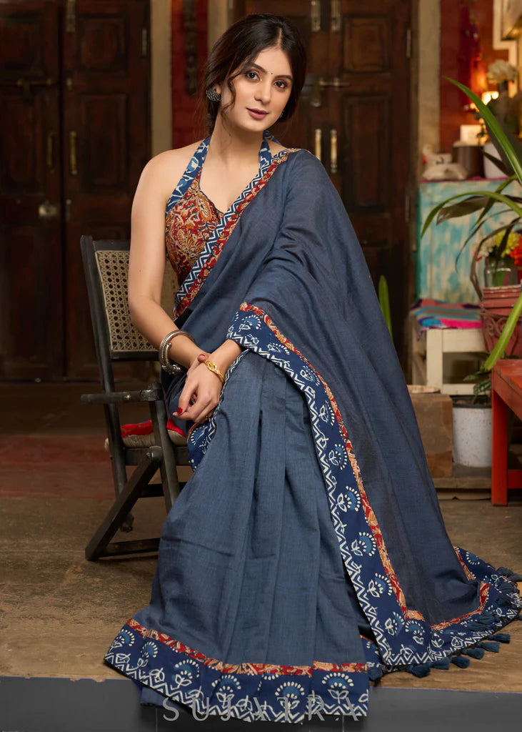 KUCH TO HUA HAI PREIMIUIM LINEN COTTON SAREE