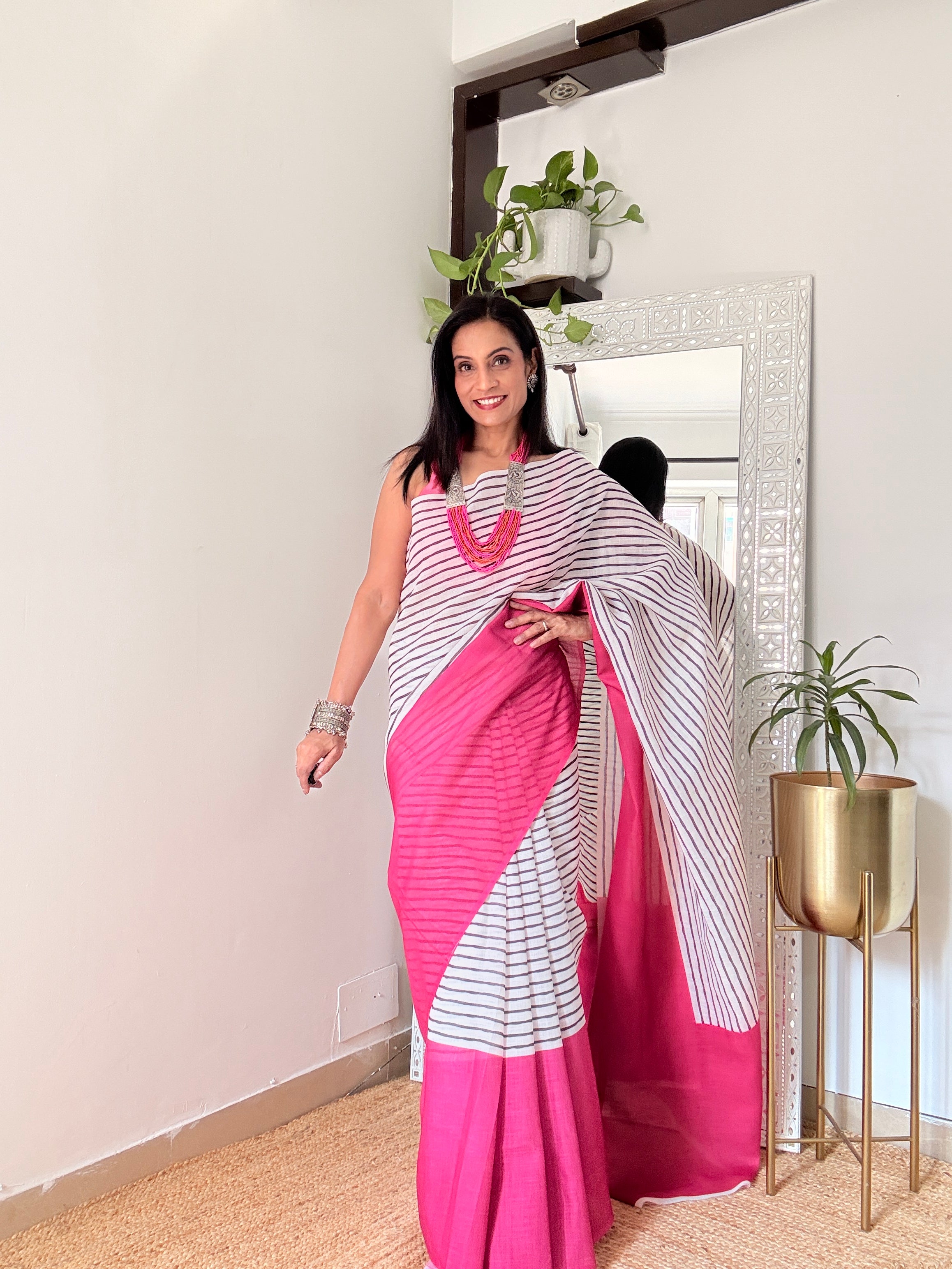 JODIYA HAI PHELE WALE  BEST LINEN COTTON  SAREE