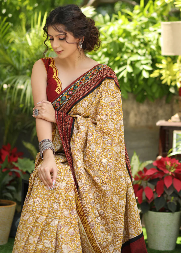 KAISE PEHENU WALE PREIMIUIM LINEN COTTON SAREE