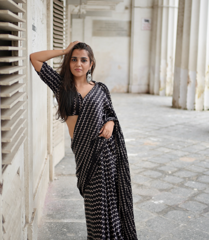 TERI DEEWANI WALE PREIMIUIM MODAL SATIN SILK SAREE