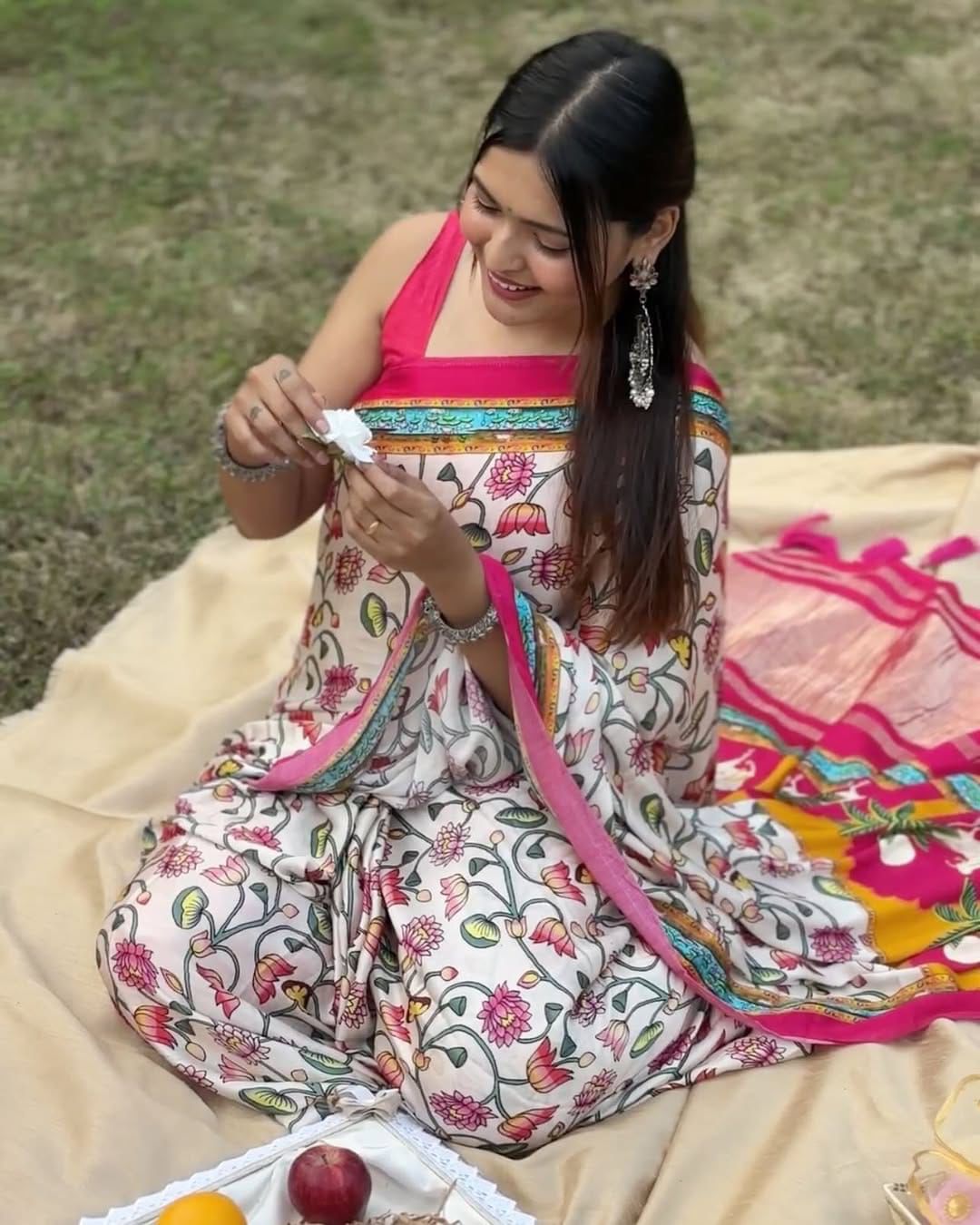 UDD GAYA HAWA  Wale Premium Original GAJJI Silk saree