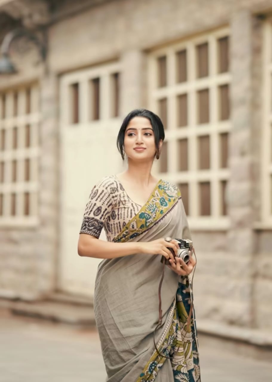 PREET RE WALE PREIMIUIM LINEN COTTON SAREE